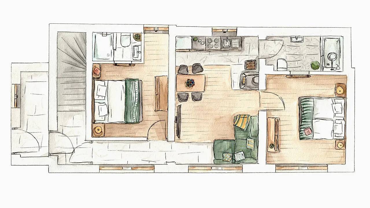 Ganze Ferienwohnung, Ferienwohnung für 4 Personen (60 m²) in Berchtesgaden in Göllstock, Berchtesgaden
