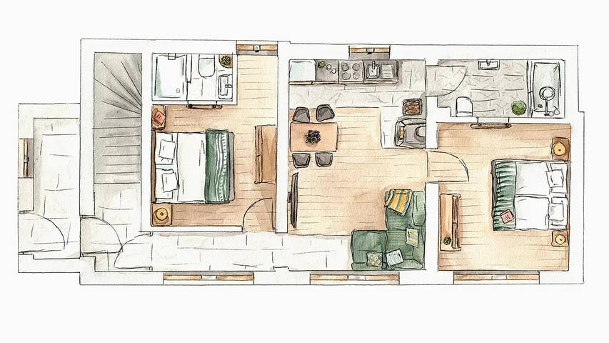Hütte für 4 Personen, mit Terrasse und Garten in Berchtesgaden