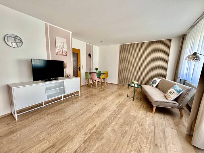 Ferienwohnung für 5 Personen, mit Balkon und Terrasse sowie Garten in Loddin