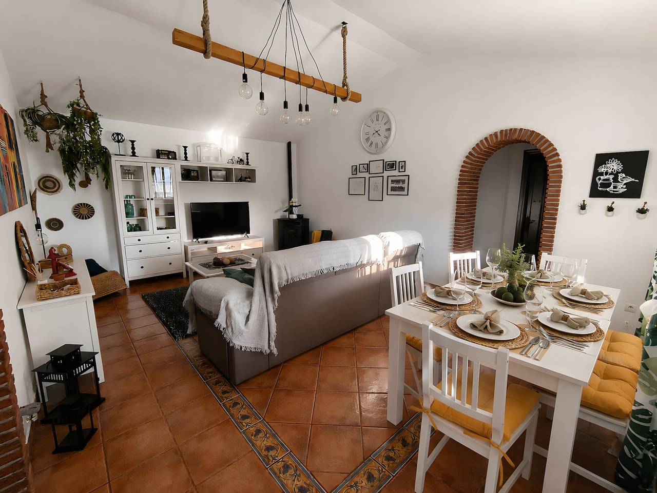 Villa „El Rincón de Esther“ mit Meerblick, Wlan und Klimaanlage in Cómpeta, Málaga Provinz
