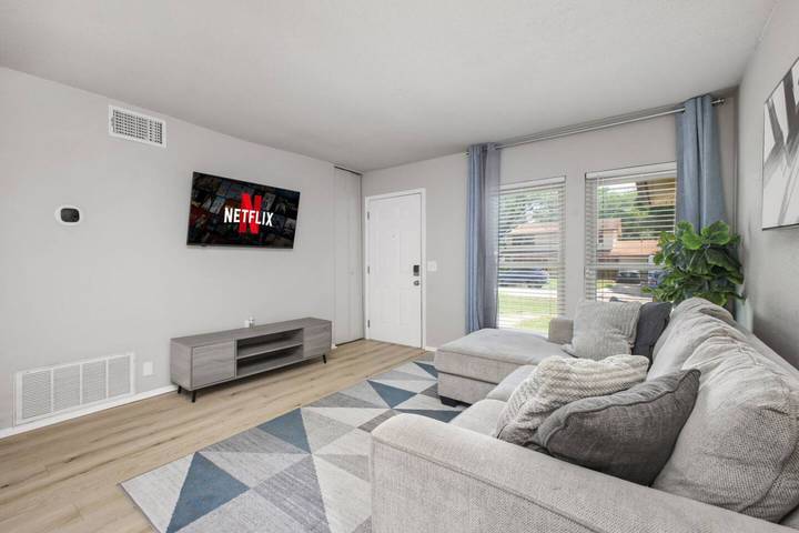 Casa vacacional para 8 personas, con jardín, Se admiten mascotas en San Antonio