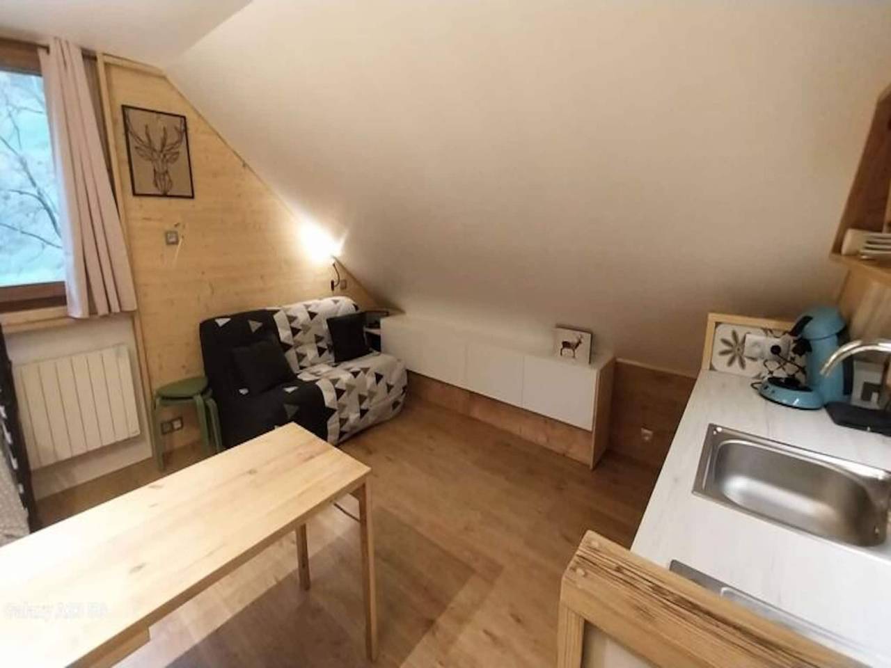 Ganze Wohnung, Studio für 3 Personen in Réallon, Nationalpark Écrins