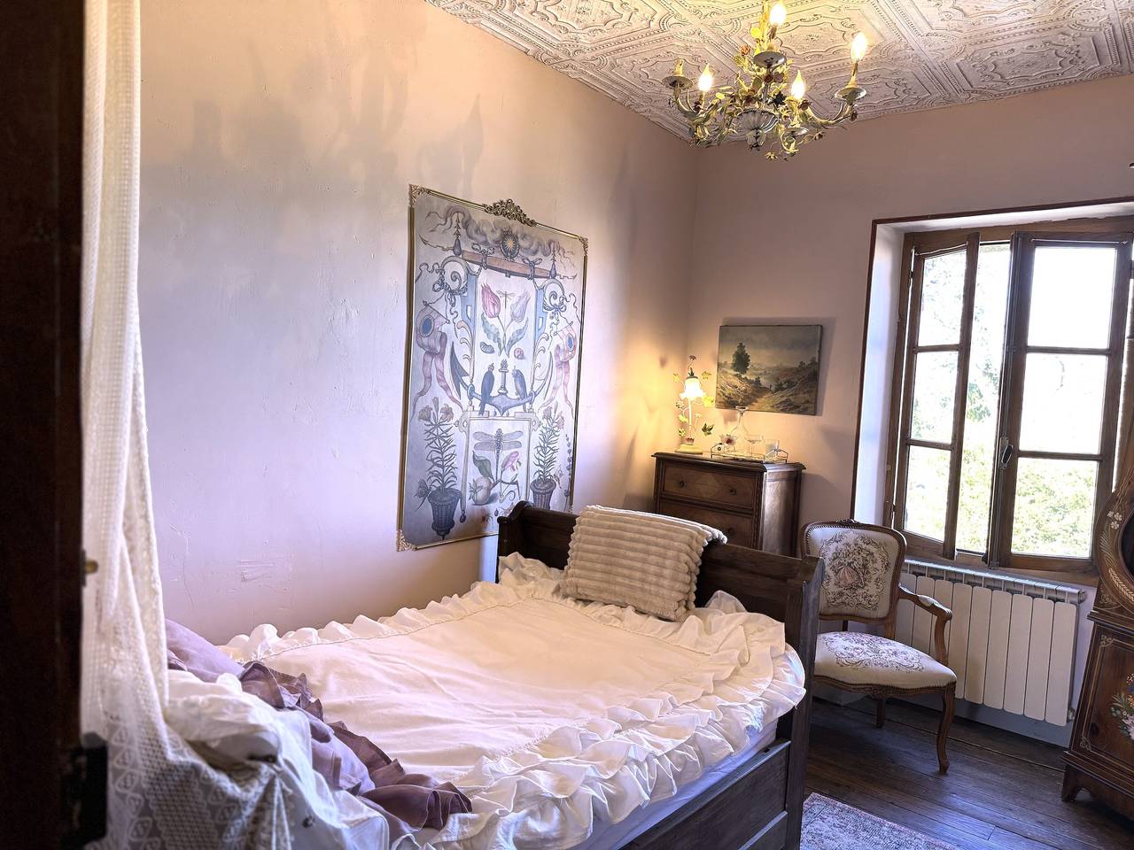 Zweibettzimmer — Gemeinschaftsbad und Frühstück in Saint-Martial-le-Mont, Aubusson und Umgebung