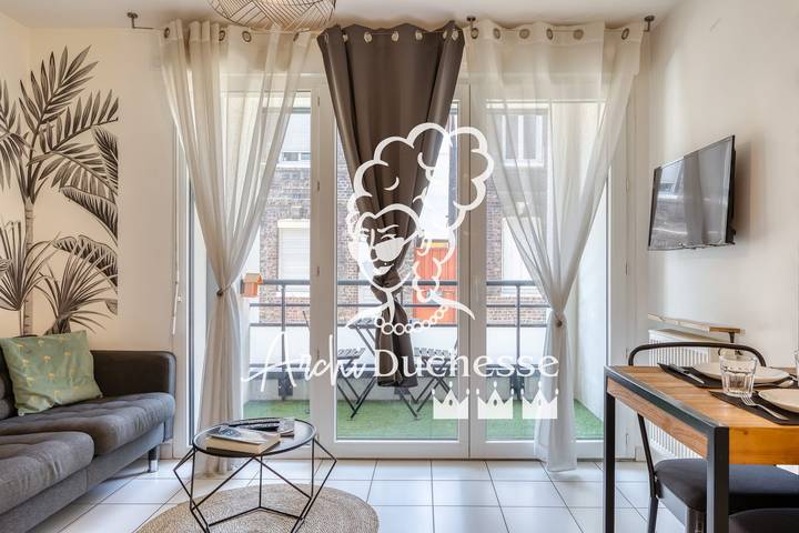 Location de vacances pour 2 personnes, avec Balcon à Rouen