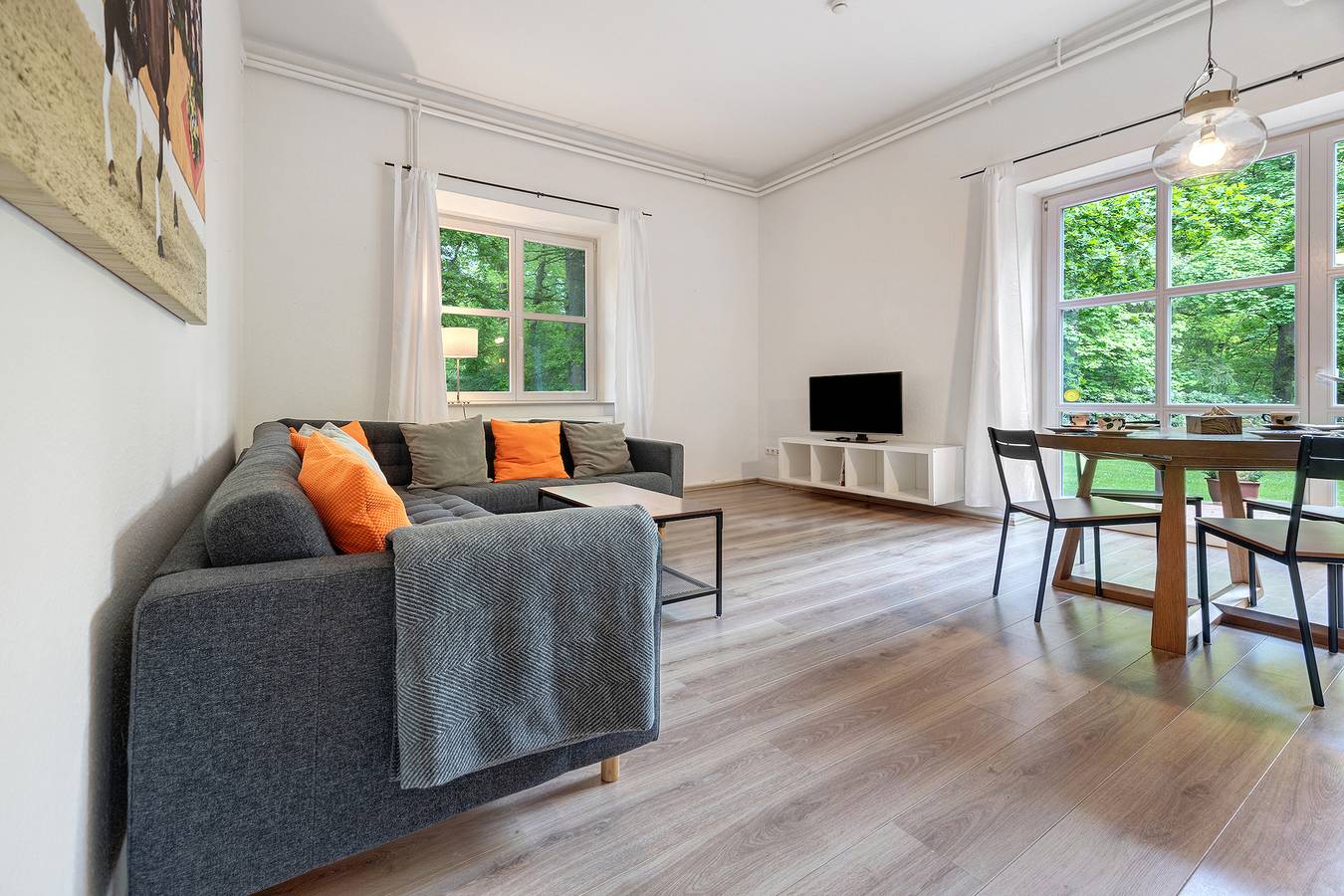Ganze Wohnung, Ferienwohnung 'Inmitten Heide Und Natur' mit gemeinsamer Terrasse, privatem Garten und Wi-Fi in Soltau, Landkreis Heidekreis