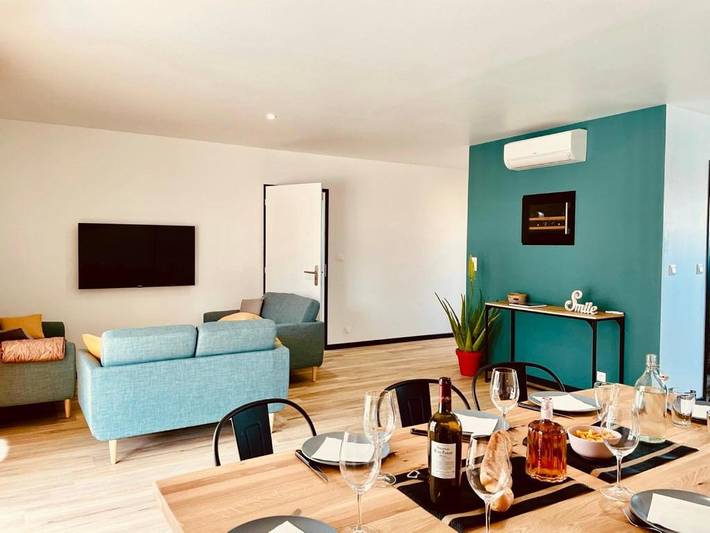 Location de vacances pour 8 personnes, avec jardin et piscine, animaux acceptés à Vensac - 3