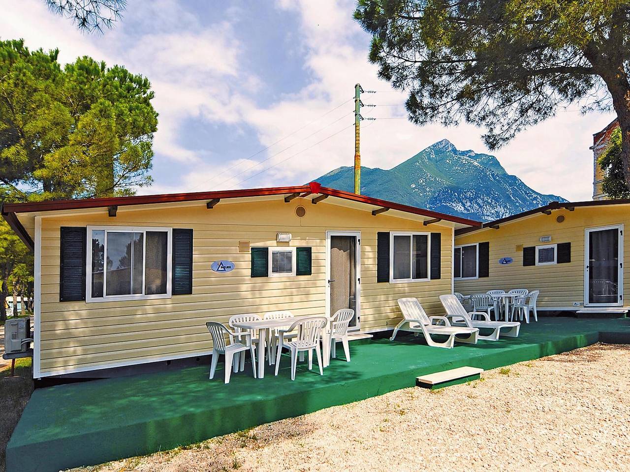 Stacaravan op camping Toscolano in Toscolano Maderno in Maderno, Toscolano-Maderno