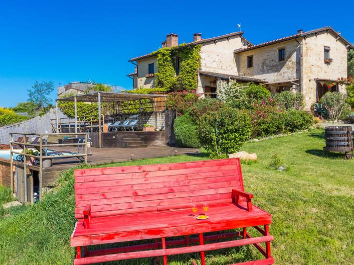 Ferienhaus für 8 Personen, mit Garten und Ausblick in San Gimignano - 2