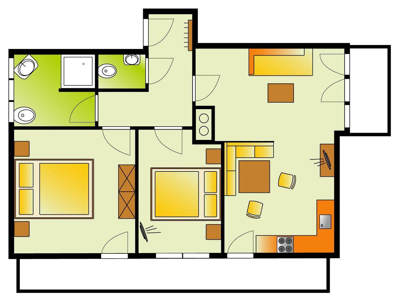 Ganze Ferienwohnung, Ferienwohnung Alpenrose in Sonderdorf, Bolsterlang