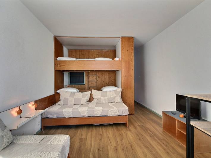 Estudio entero, Acogedor estudio para 3/4 pers. frente a pistas con balcón soleado in Aime 2000, Aime-la-Plagne