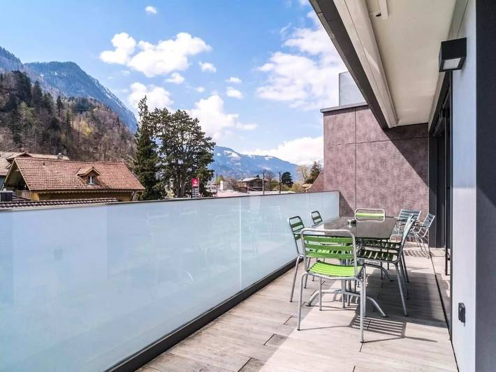 Gîte pour 4 personnes, avec balcon à Interlaken