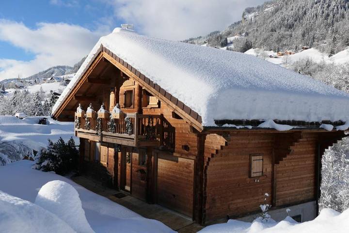 Chalet pour 6 personnes, avec vue et jardin