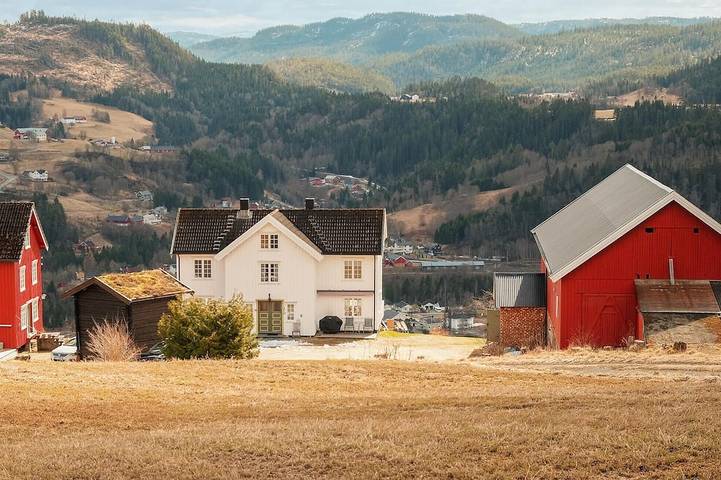 Ferienhaus für 7 Personen, mit Garten