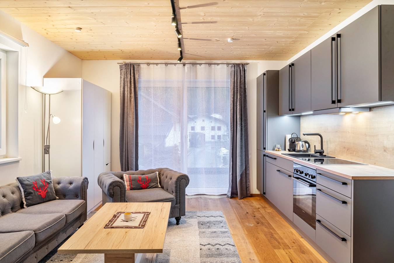 Ganzes Studio, Apartment „Studio Mühle“ mit Bergblick und Wlan in Scharnitz, Arnspitzgruppe