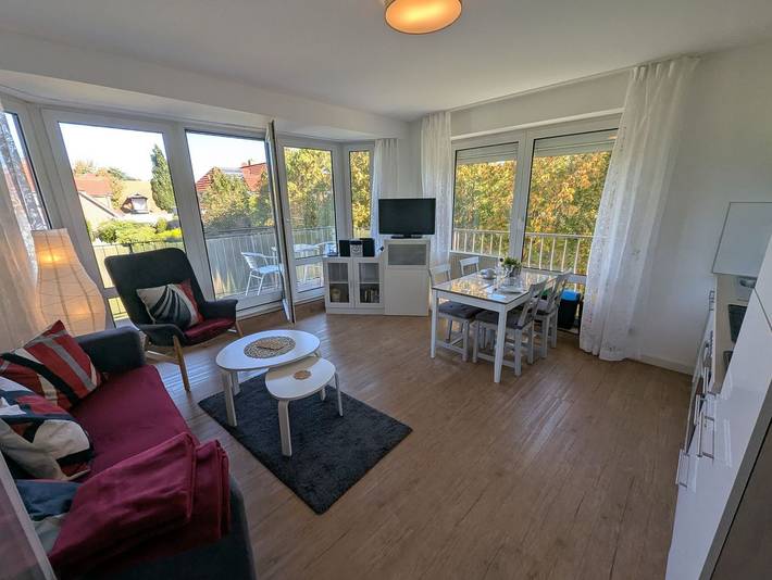 Ferienwohnung für 4 Personen, mit Balkon in Cuxland