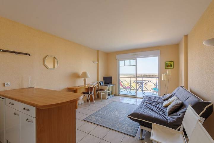 Appartement entier, Studio face mer pour 2 pers à Châtelaillon-Plage avec parking in Châtelaillon-Plage, Région de La Rochelle