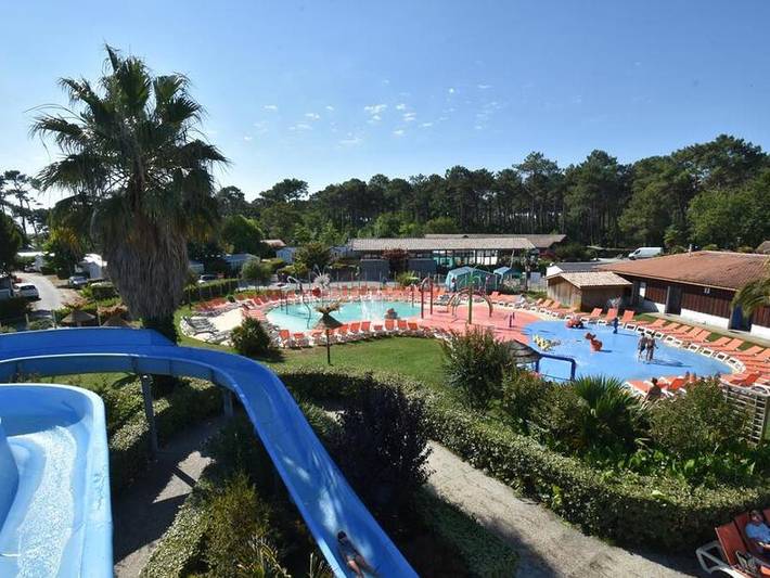 Camping voor 8 personen, met kinderzwembad in Cap Ferret