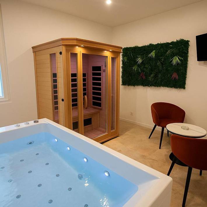 Gîte pour 2 personnes, avec jacuzzi ainsi que terrasse et sauna, animaux acceptés à Nesle - 3