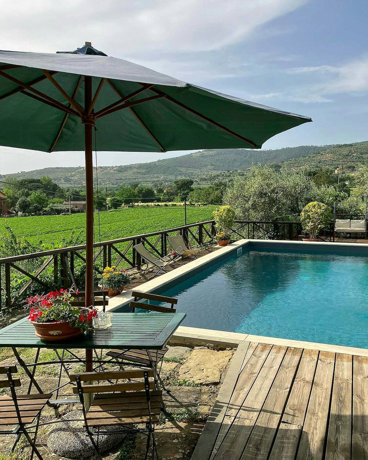 Pool villa with panoramic view in Cortona in Sodo, Cortona