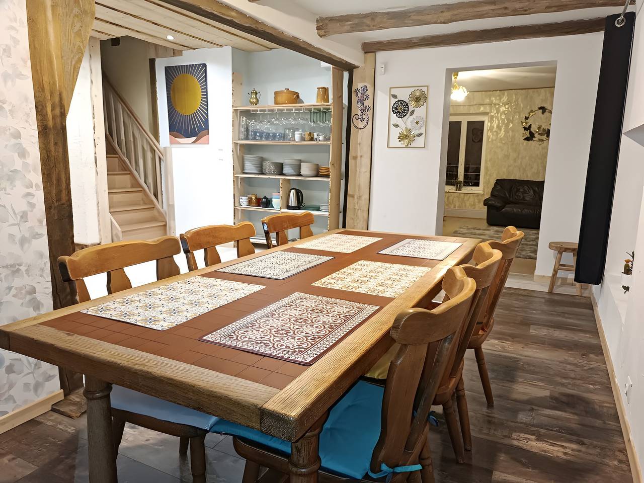 Gîte « Chez Jf et Isa »: Vista a la montaña, terraza privada y Wi-Fi in Bussang, Parque natural regional de los Ballons des Vosges