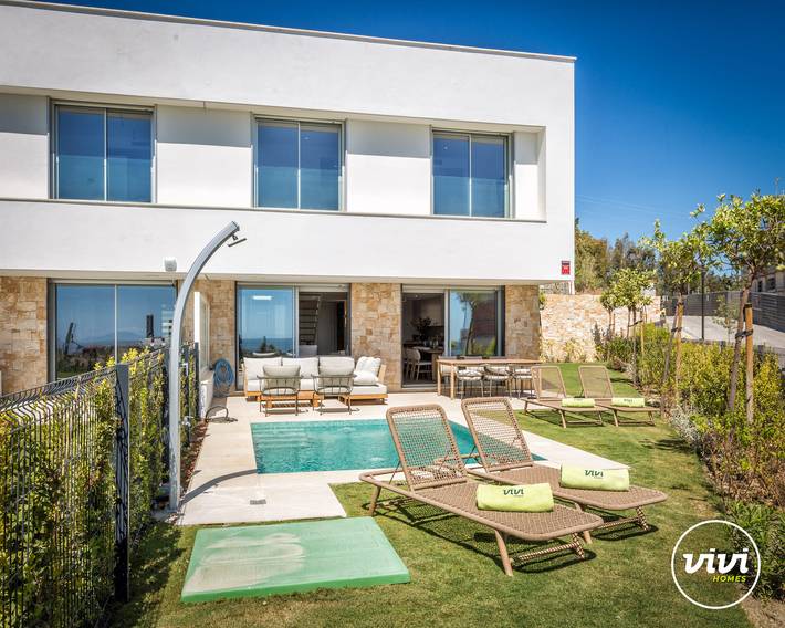 Ferienhaus für 8 Personen, mit Garten und Meerblick, kinderfreundlich in Estepona - 3