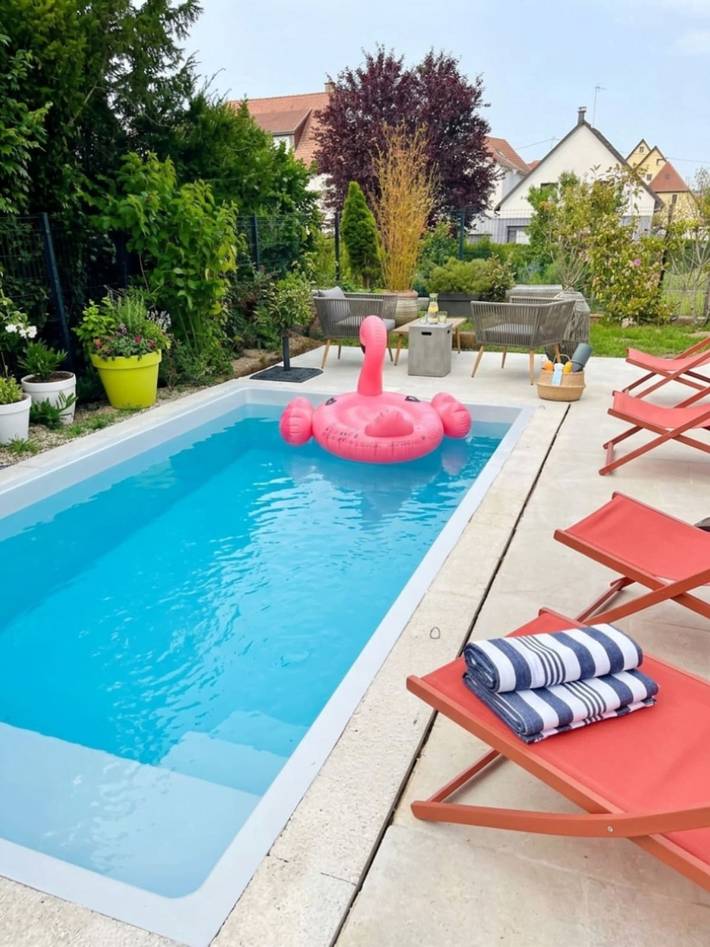 Ferienhaus für 6 Personen, mit Garten und Terrasse sowie Whirlpool und Pool im Elsass - 2