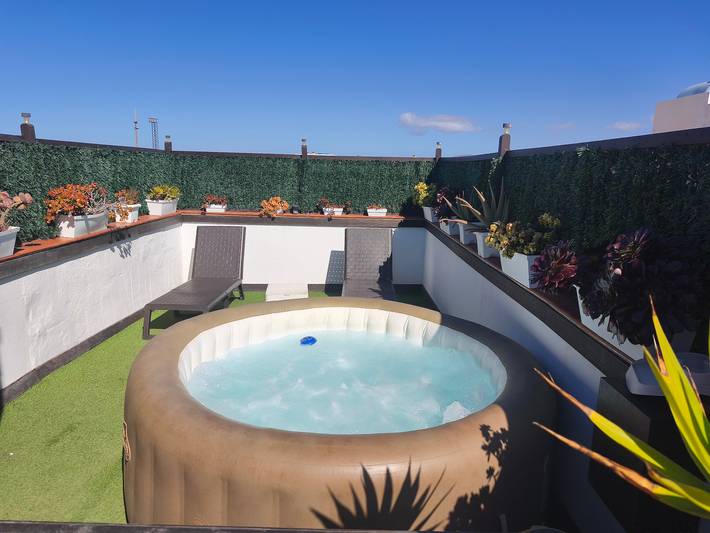 Ferienwohnung für 3 Personen, mit Balkon und Whirlpool in El Cotillo
