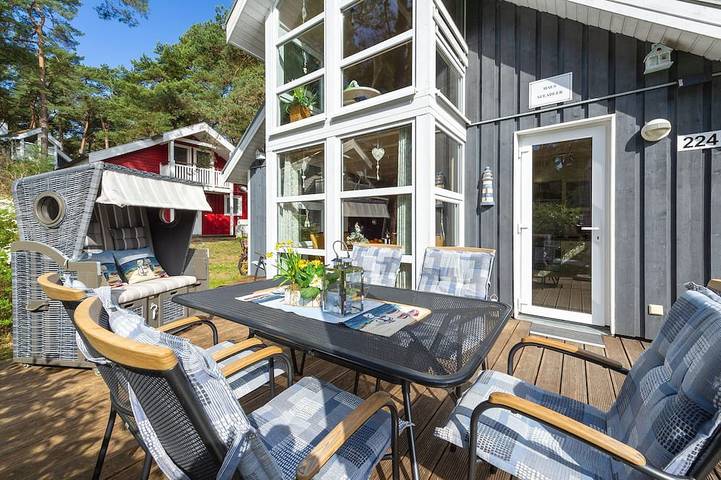 Ferienhaus für 5 Personen, mit Terrasse und Sauna