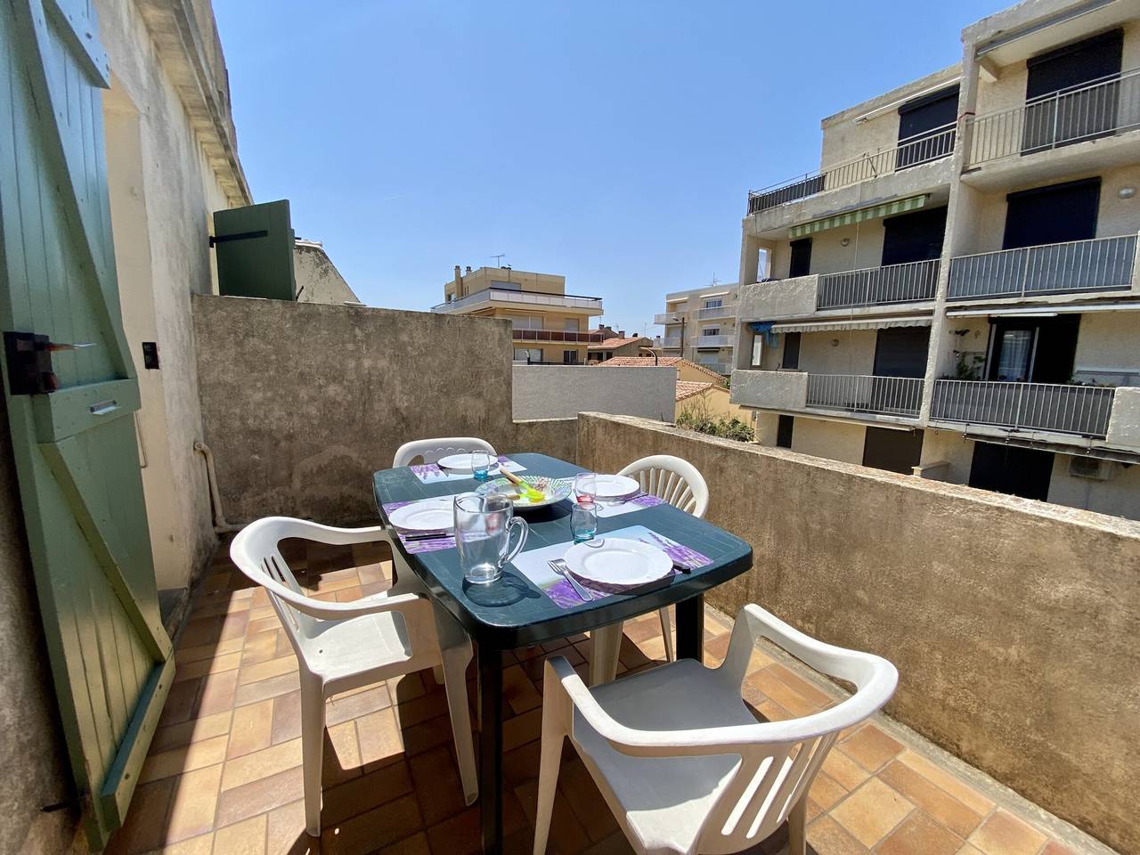 Apartamento entero, Apartamento con vista parcial al mar - 4 pers. in Narbonne Plage, Narbona