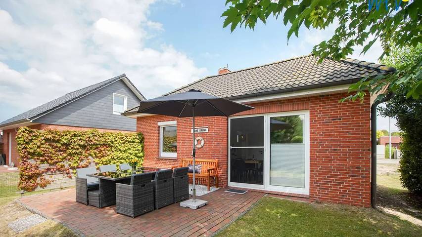 Ferienhaus für 4 Personen, mit Garten auf Borkum