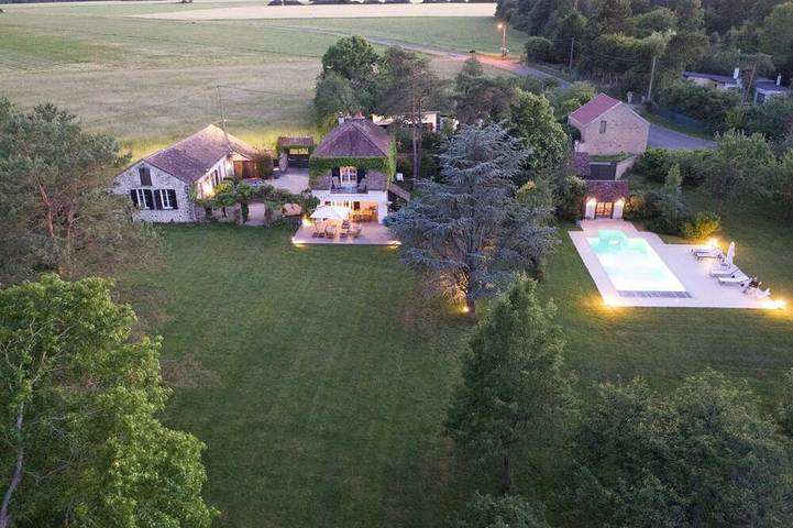 Maison de vacances pour 9 personnes, avec jardin
