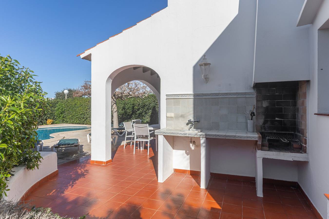 Villa 'Los Tres' mit privatem Pool, Wlan und Klimaanlage in Cap d'Artrutx, Ciutadella