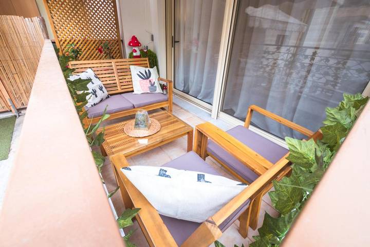 Apartament wakacyjny dla 2 osób, z balkon w Kalamata
