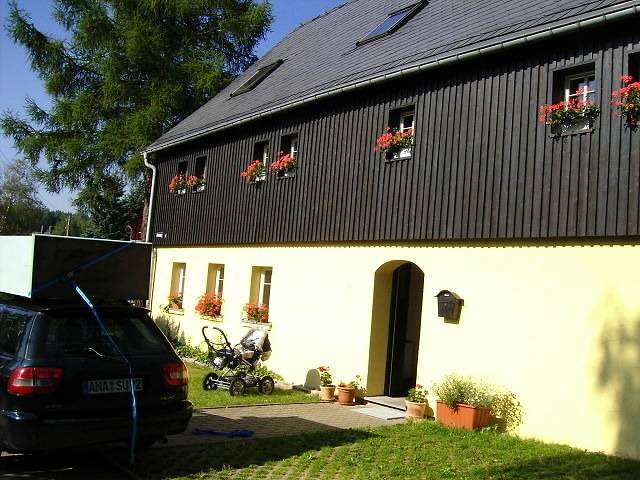 Ganze Ferienwohnung, Maisonette 140m² 2 Schlafzimmer, 1 Bettenlager im Erzgebirge in Bärenstein, Erzgebirge