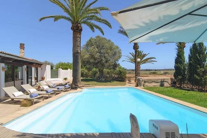 Finca für 8 Personen, mit Pool und Garten in Colònia de Sant Jordi