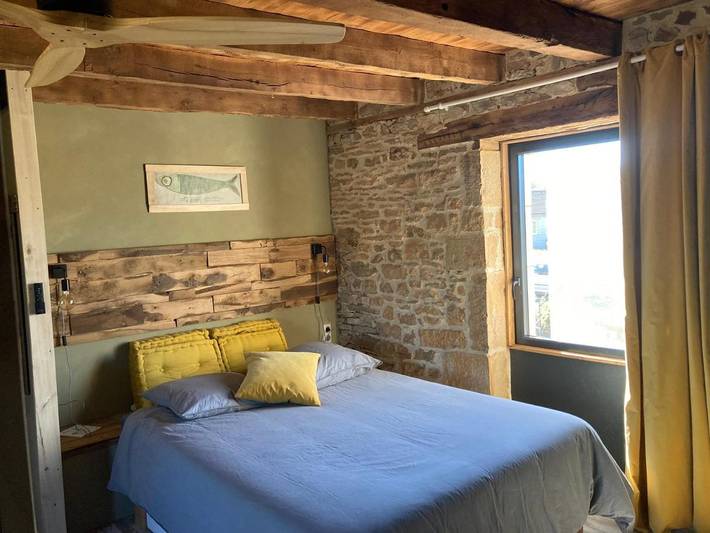 Chambre d’hôte pour 4 personnes, avec vue et jardin