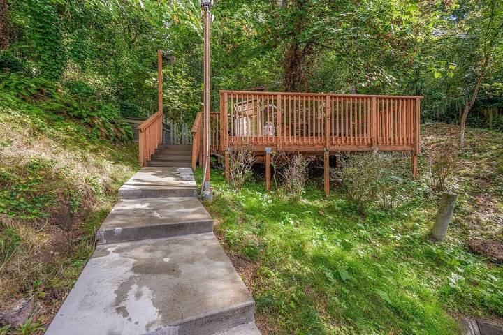 Vacation rental for 10 people, with sauna and hot tub as well as yard in Portland