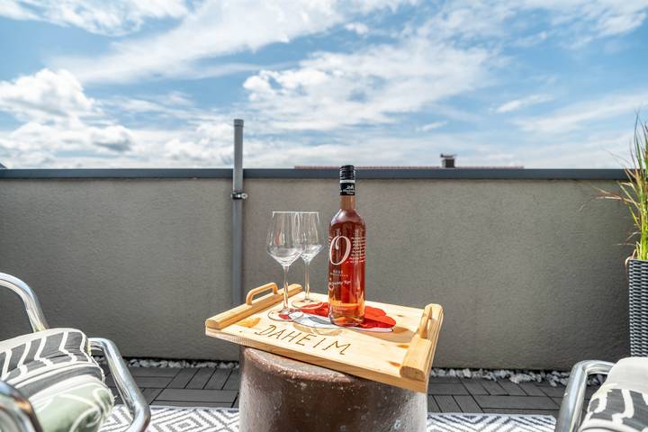Ganze Wohnung, Ferienwohnung 'Merkurblick Loffenau' mit privater Terrasse und Wlan in Loffenau, Nordschwarzwald