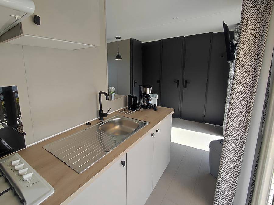 Camping Sunêlia la Baie de Saint Pol - Mobilhome 4 personas - Prestige Plus - 2 habitaciones - 27m² - Francia in Saint-Pol-de-Léon, Ceinture Dorée