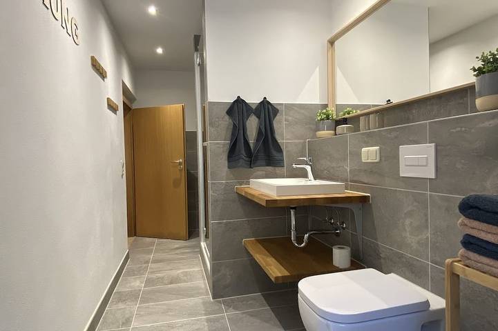 Ganze Wohnung, Gemütliche & ruhige FeWo "Ostrau" für Naturliebhaber, 50qm in Königstein, Elbsandsteingebirge