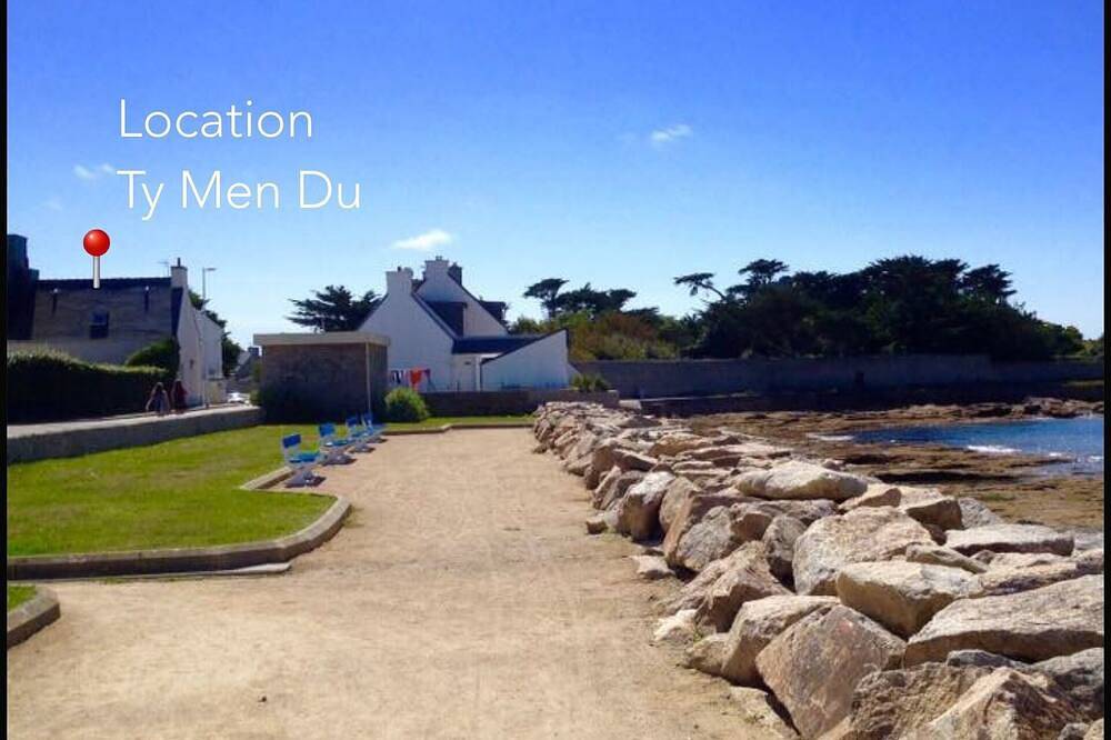 Casa de pescador a pocos metros de la playa in Guilvinec, Region de Quimper