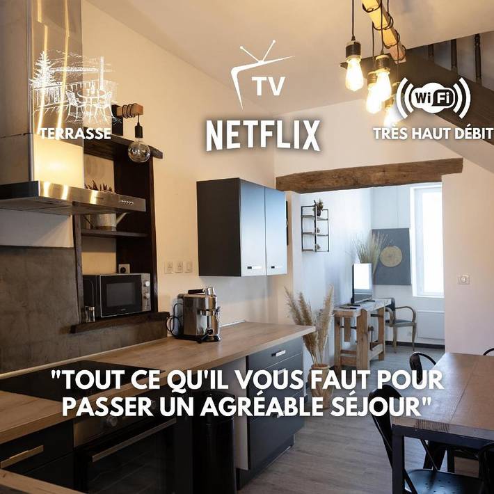 Appartement de vacances pour 6 personnes, avec terrasse