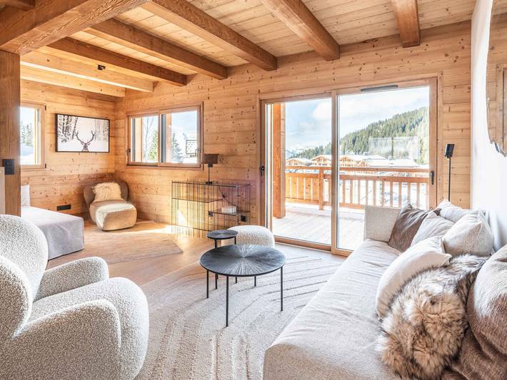 Chalet pour 6 personnes, avec balcon à Manigod - 2