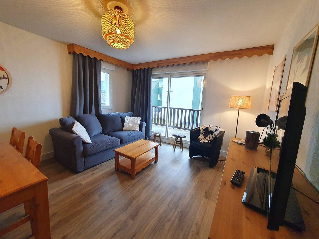 Ganze Wohnung, Gemütliche Wohnung für 8 Pers. in Peyragudes, Spa- und Ski-Zugang in Germ, Französische Pyrenäen