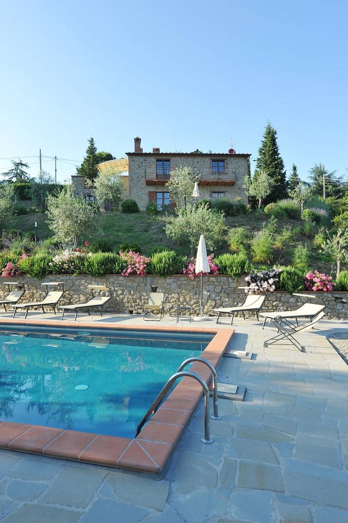 Chalet para 10 personas con balcón in Lisciano Niccone, Valtiberina