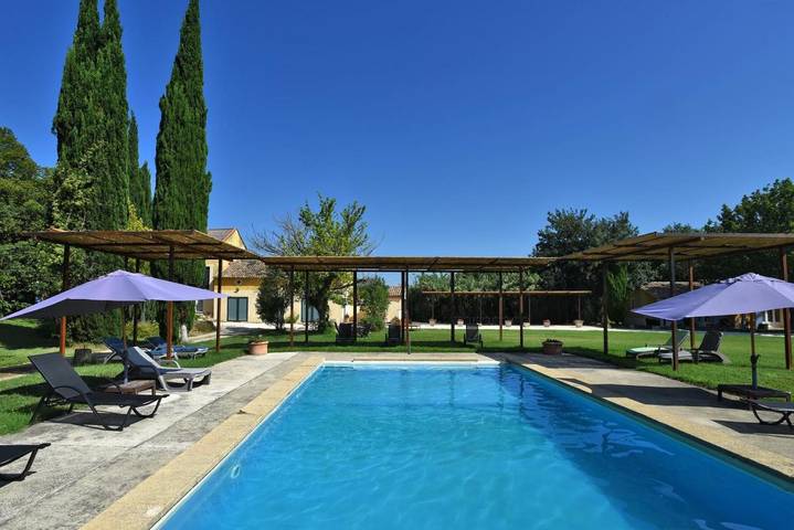 Villa pour 6 personnes, avec Terrasse et Jardin ainsi que Piscine et Vue