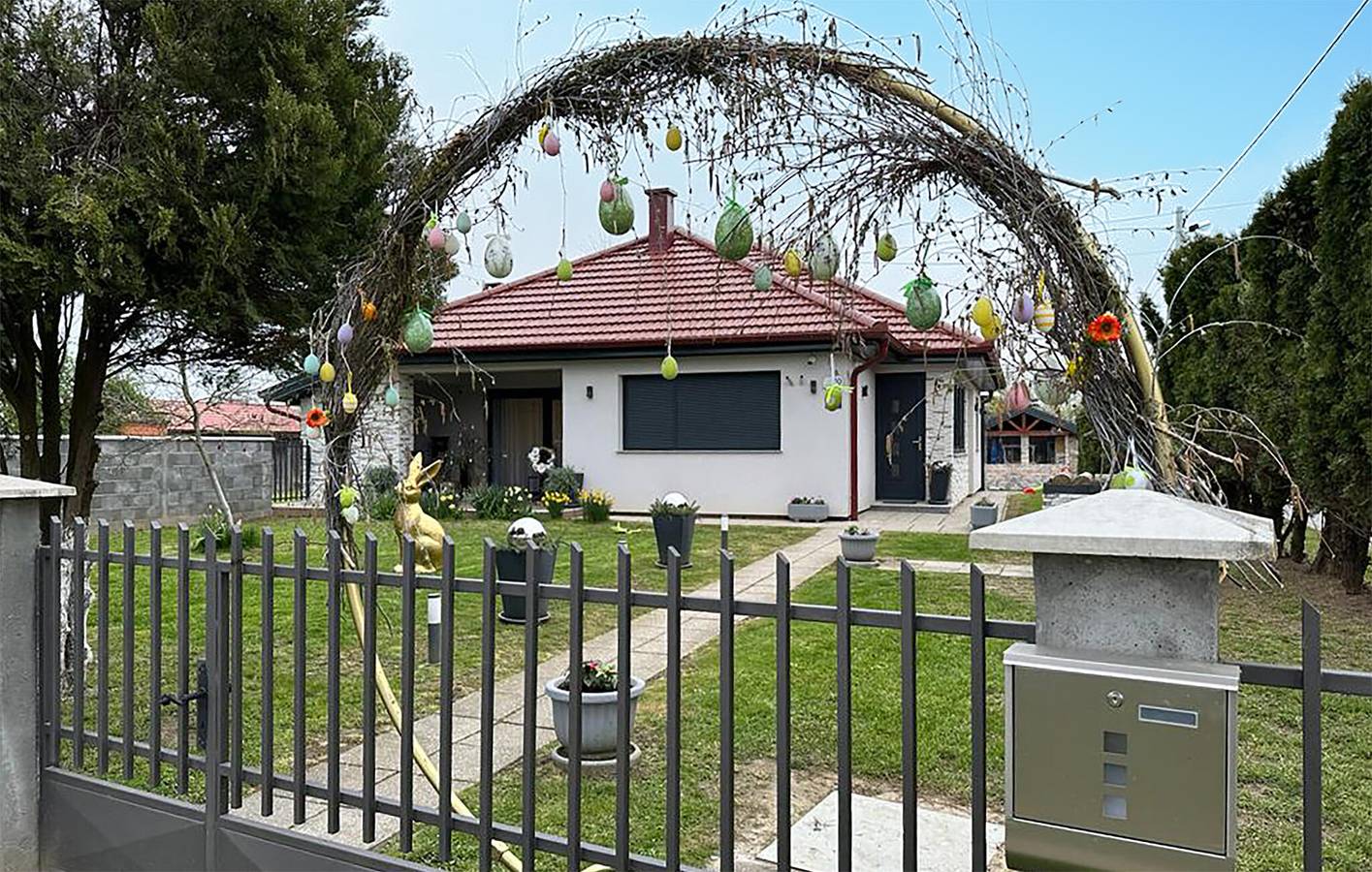 Geräumige 23 m² große Wohnung mit WLAN, Klimaanlage, Parkplatz, Terrasse und Grill in Osijek-Baranja