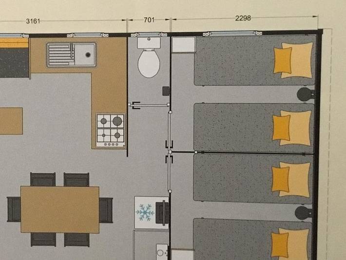 Camping pour 6 personnes, avec bassin pour enfant et terrasse en Charente-Maritime - 4