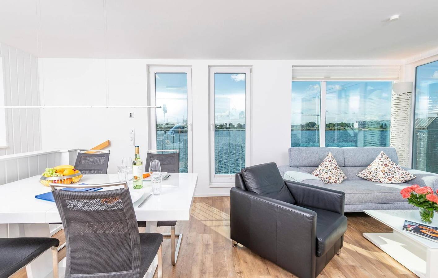 Apartment mit Meerblick, Terrasse und Parkplatz in Olpenitz, Kappeln