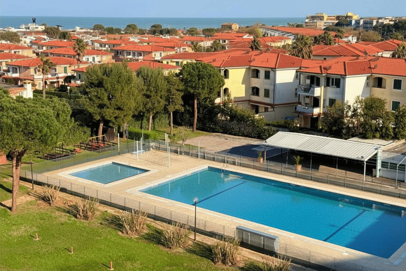 Appartement entier, P082 - Porto Recanati, new two-room apartment in a residence with a swimming pool in Scossicci, Côte Adriatique Marken